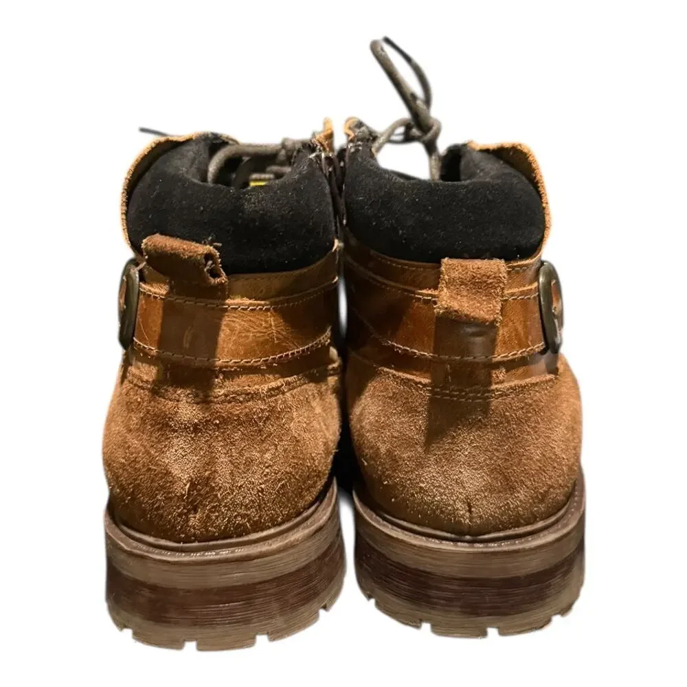 Franco Fortini Men’s Easton Leather Ankle Lace Up Boots Shoes Size 13 Brown